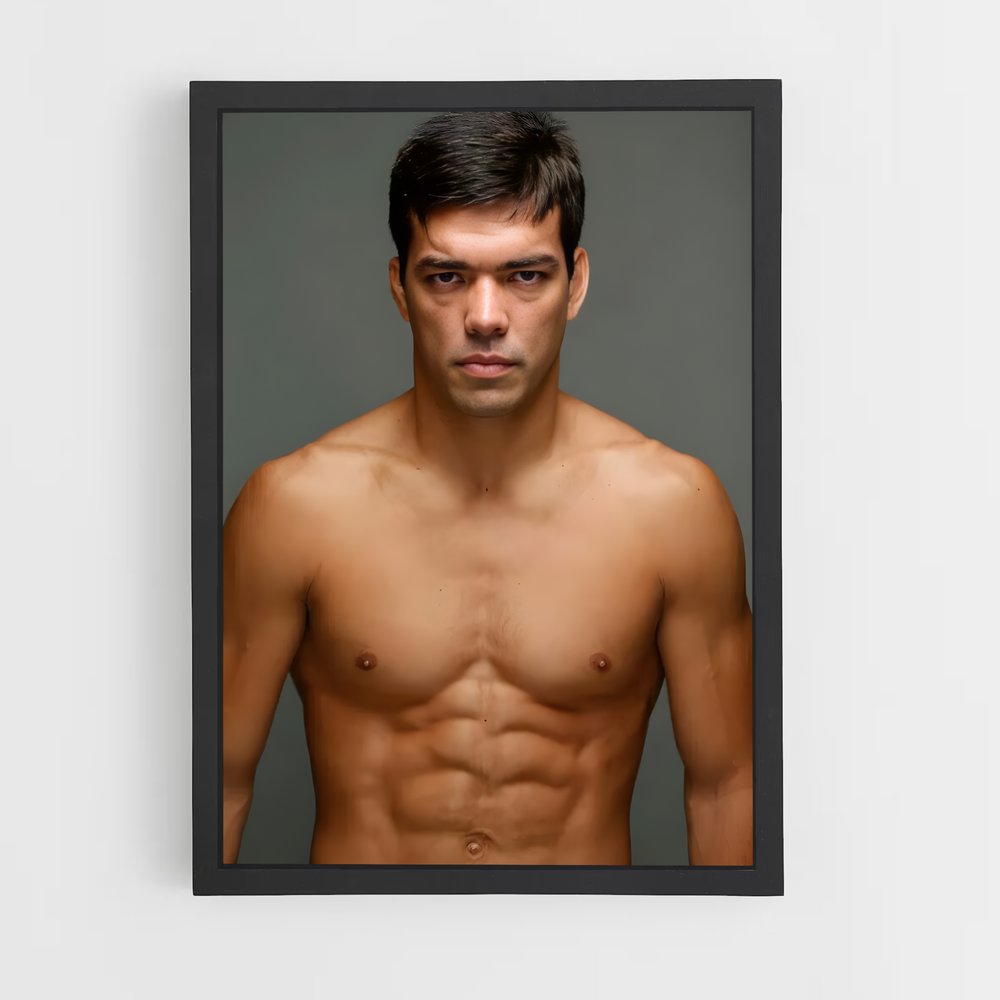 Poster Machida en Pleine Confiance – affiche MMA (vue 2)